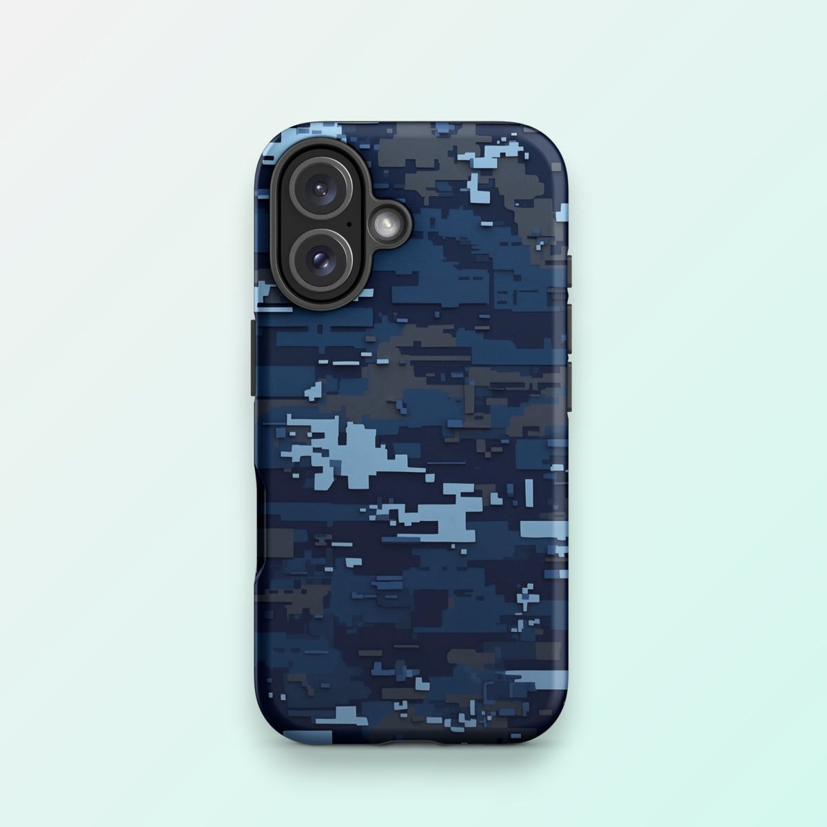 Blue Digital Camo – Ninja Case™ for iPhone
