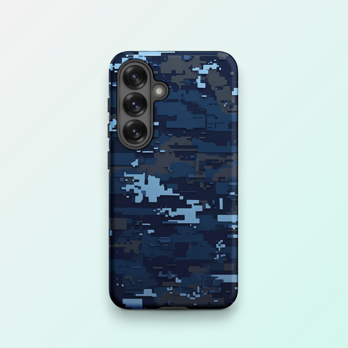 Blue Digital Camo - Ninja Case for Samsung Galaxy