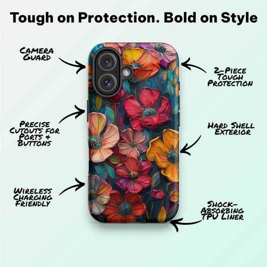 Brush Petal Chaos – Ninja Case™ for iPhone