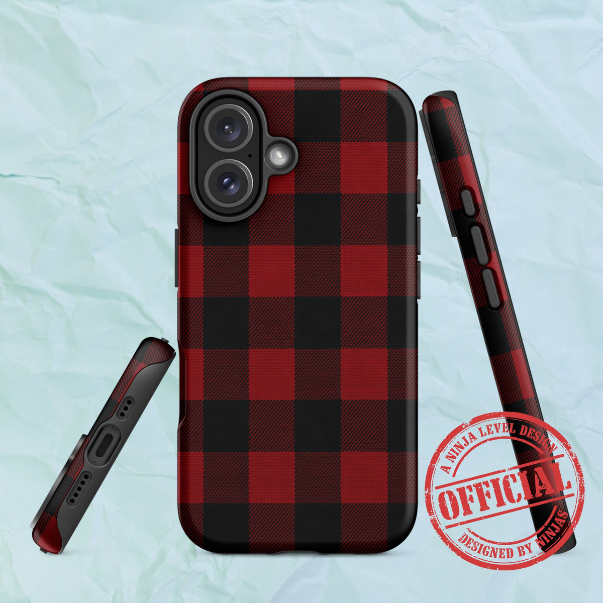 Classic Red Flannel - Ninja Case™ for iPhone