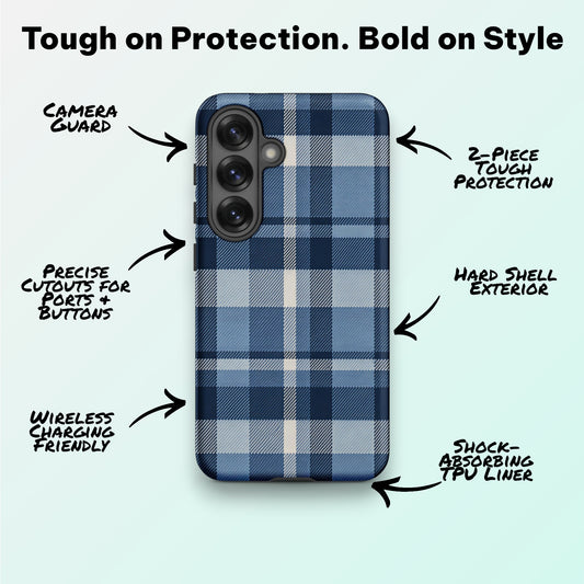 Coastal Check - Ninja Case™ for Samsung Galaxy