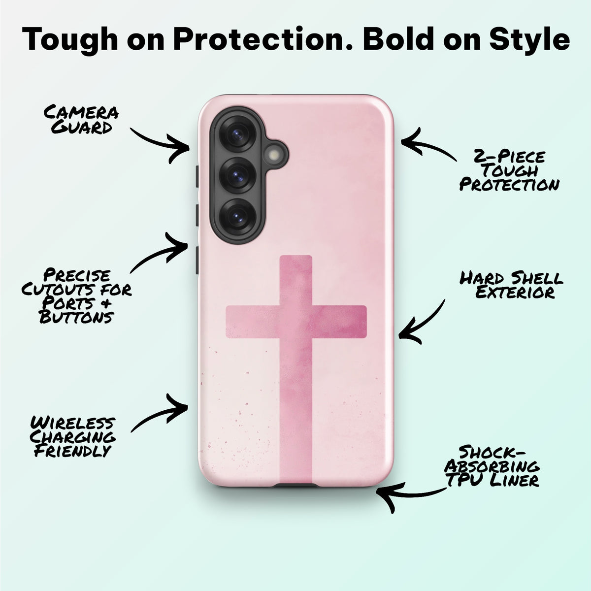 Cross My Heart – Ninja Case™ for Samsung Galaxy