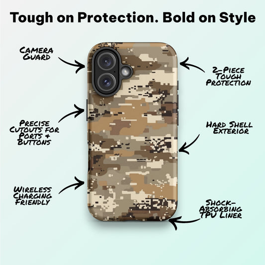 Desert Digital Camo – Ninja Case™ for iPhone