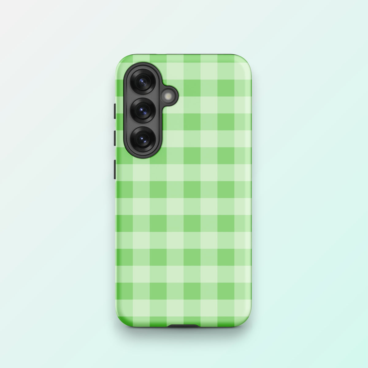 Fresh Gingham Green - Ninja Case for Samsung Galaxy