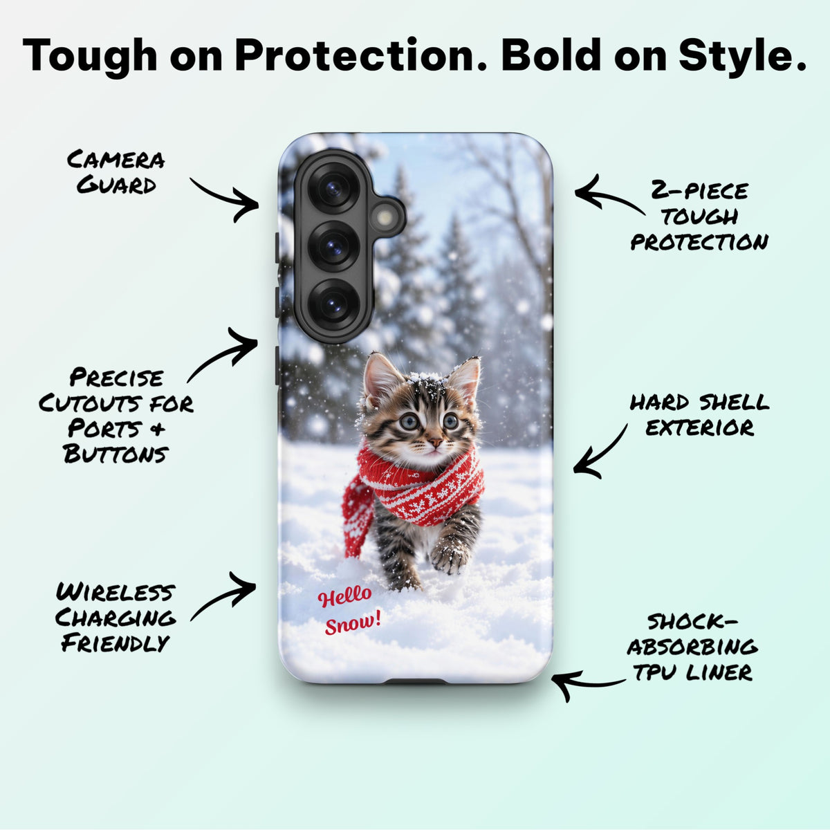 Hello Snow - Ninja Case for Samsung Galaxy