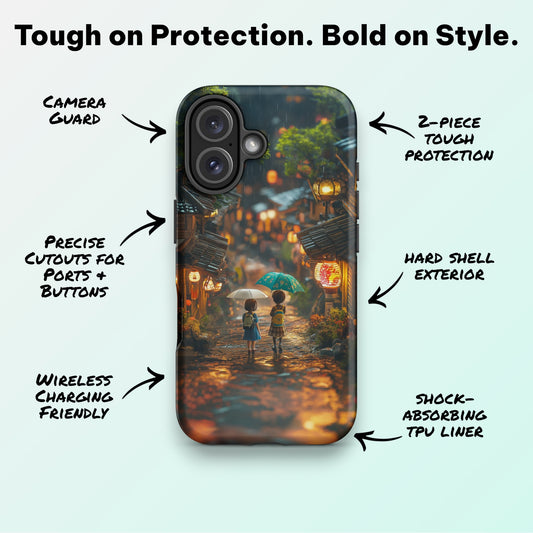 Lantern Lane Stroll - Ninja Case for iPhone