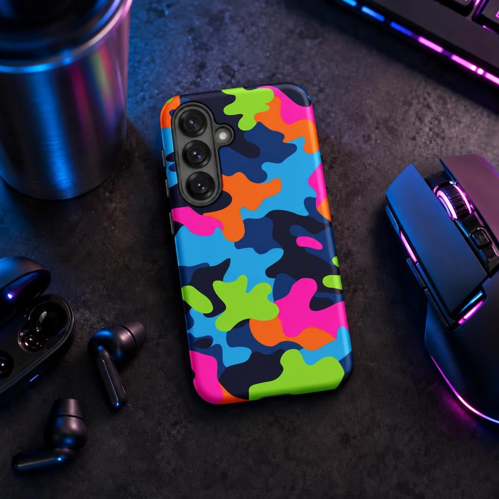 Neon Camo - Ninja Case for Samsung Galaxy