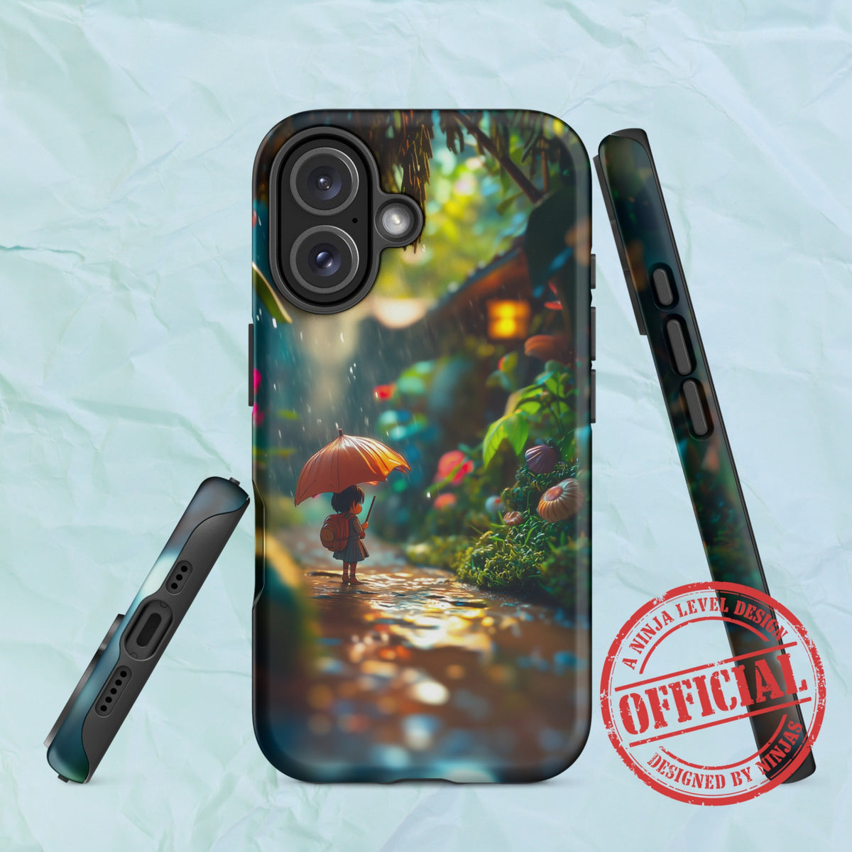 Raindrop Retreat - Ninja Case for iPhone