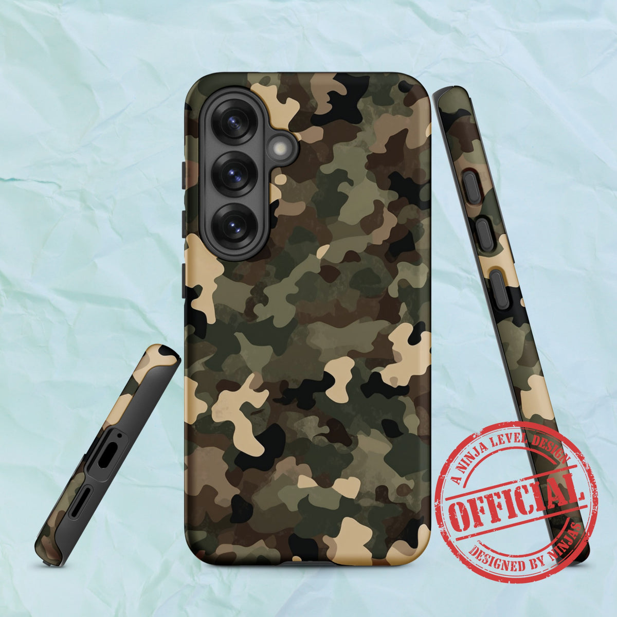 Woodland Tech Camo - Ninja Case for Samsung Galaxy