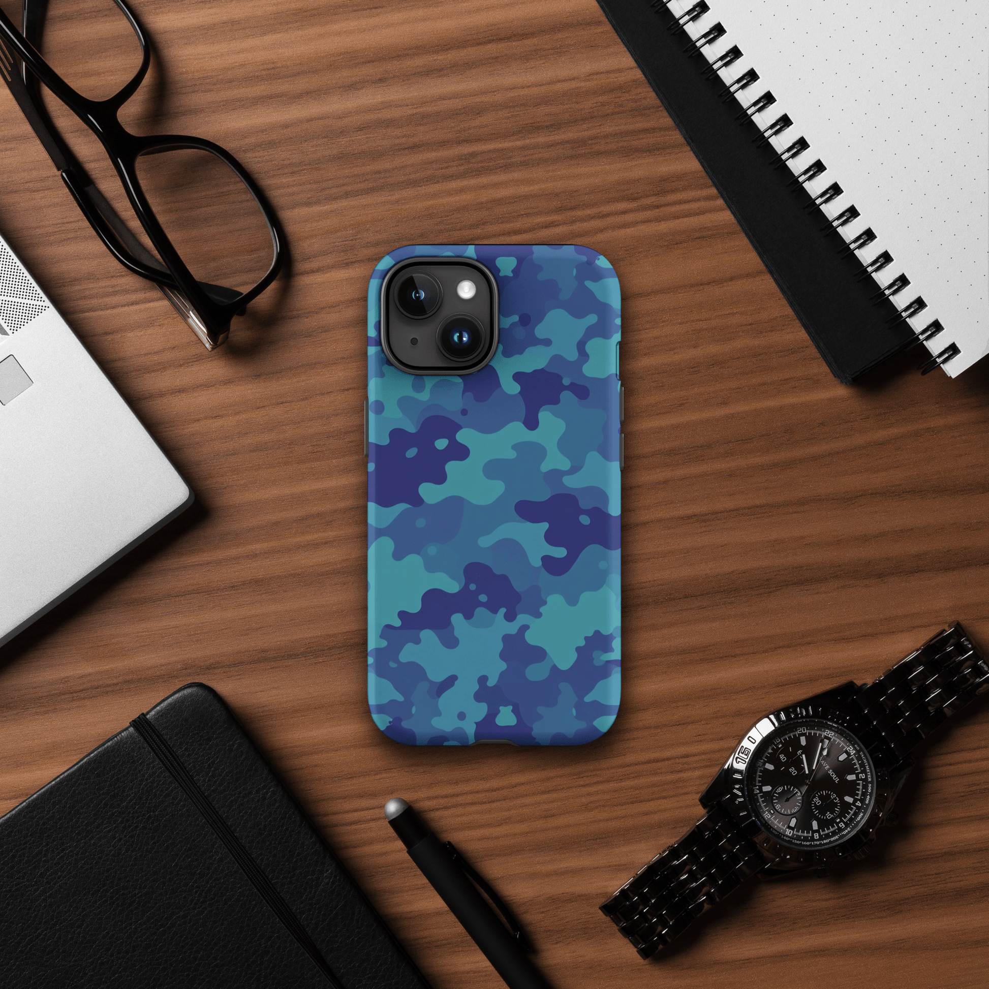 Aqua Fade Camo for iPhone Ninja Level Designs
