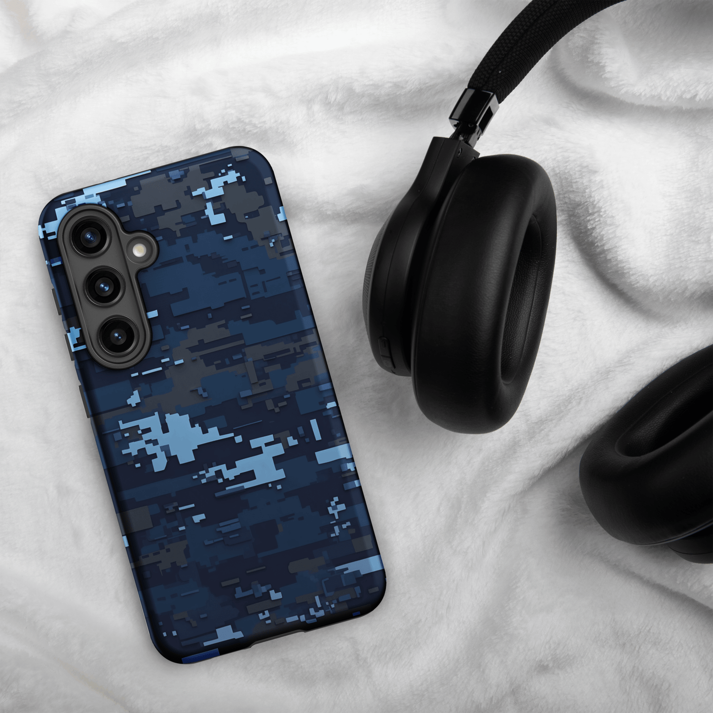 Blue Digital Camo for Samsung Galaxy Ninja Level Designs