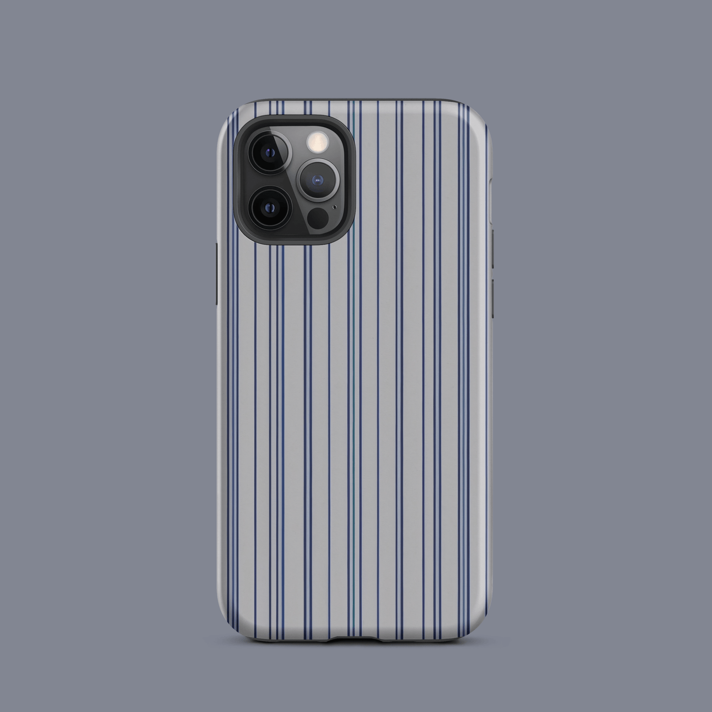Blue & Navy Pinstripe for iPhone Ninja Level Designs