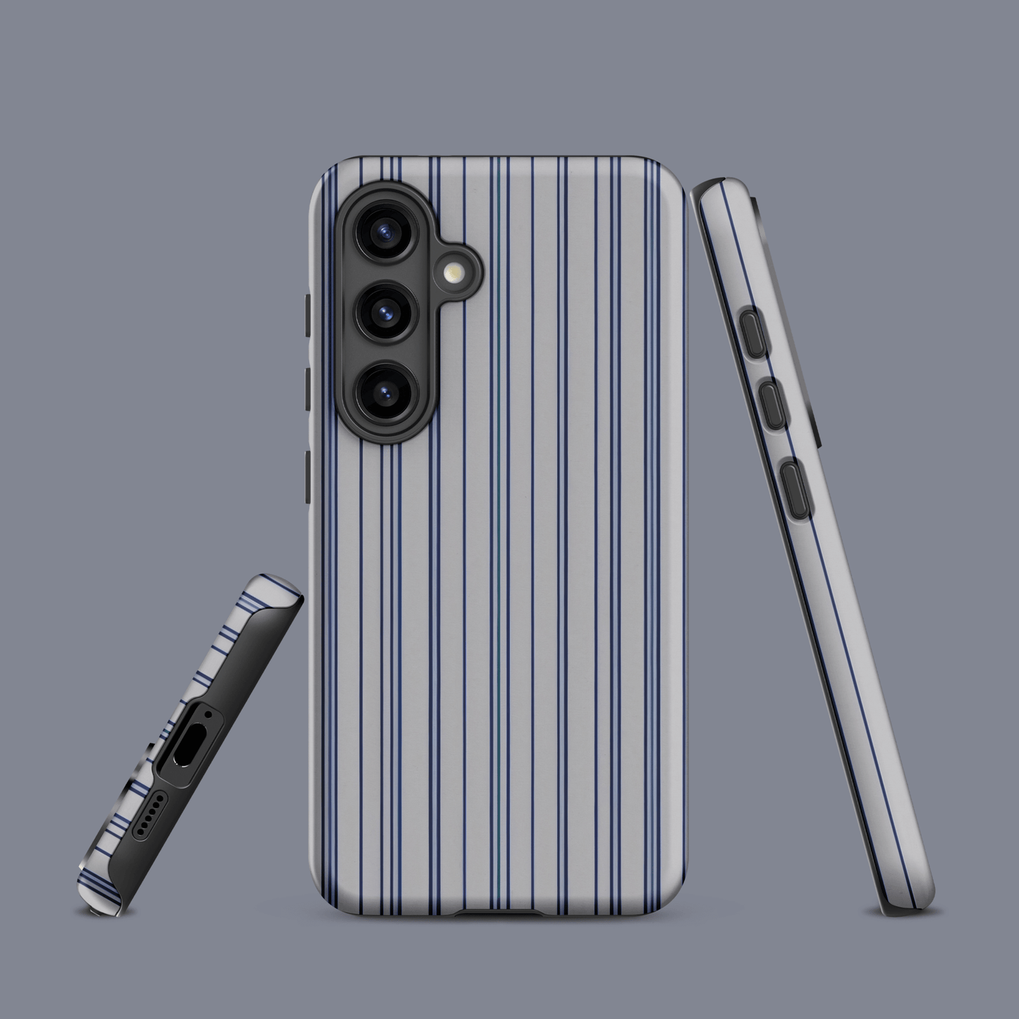 Blue & Navy Pinstripe for Samsung Galaxy Ninja Level Designs