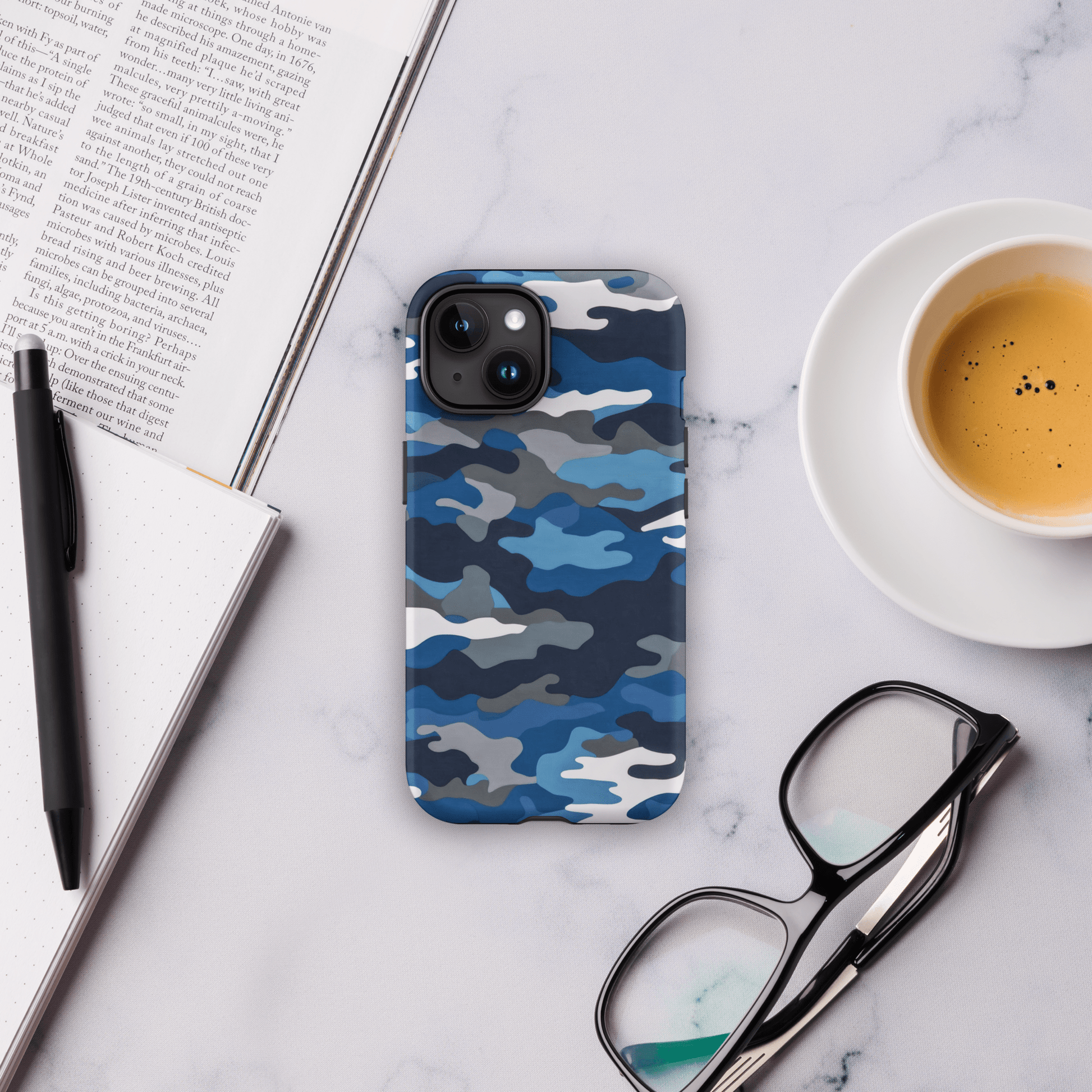 Blue Urban Camo for iPhone Ninja Level Designs