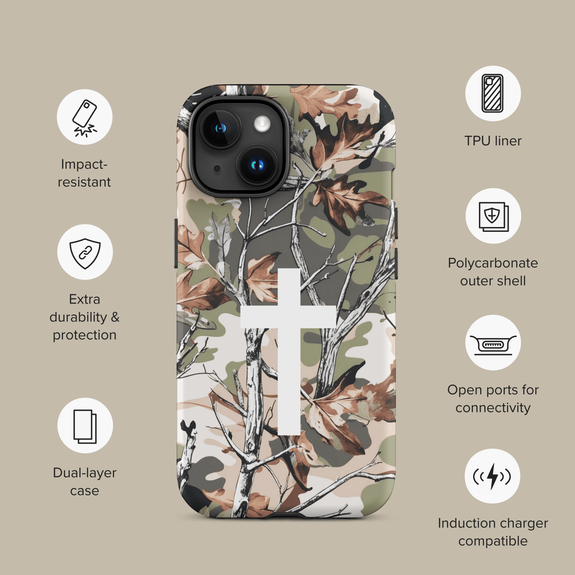 Camo Cross Ghost for iPhone Ninja Level Designs