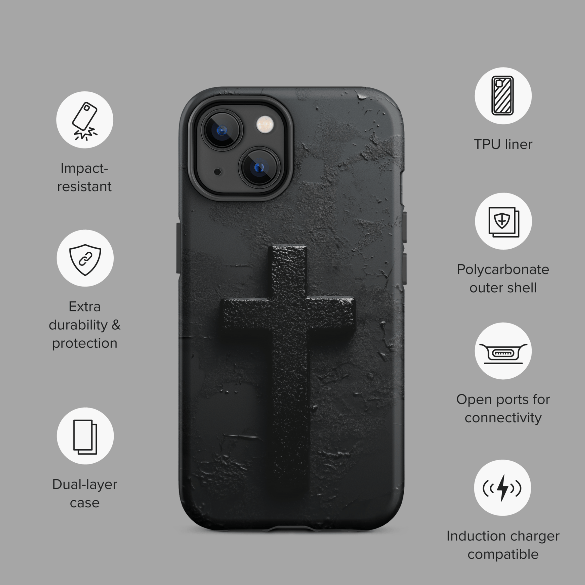 Cross 3D Black for iPhone Ninja Level Designs