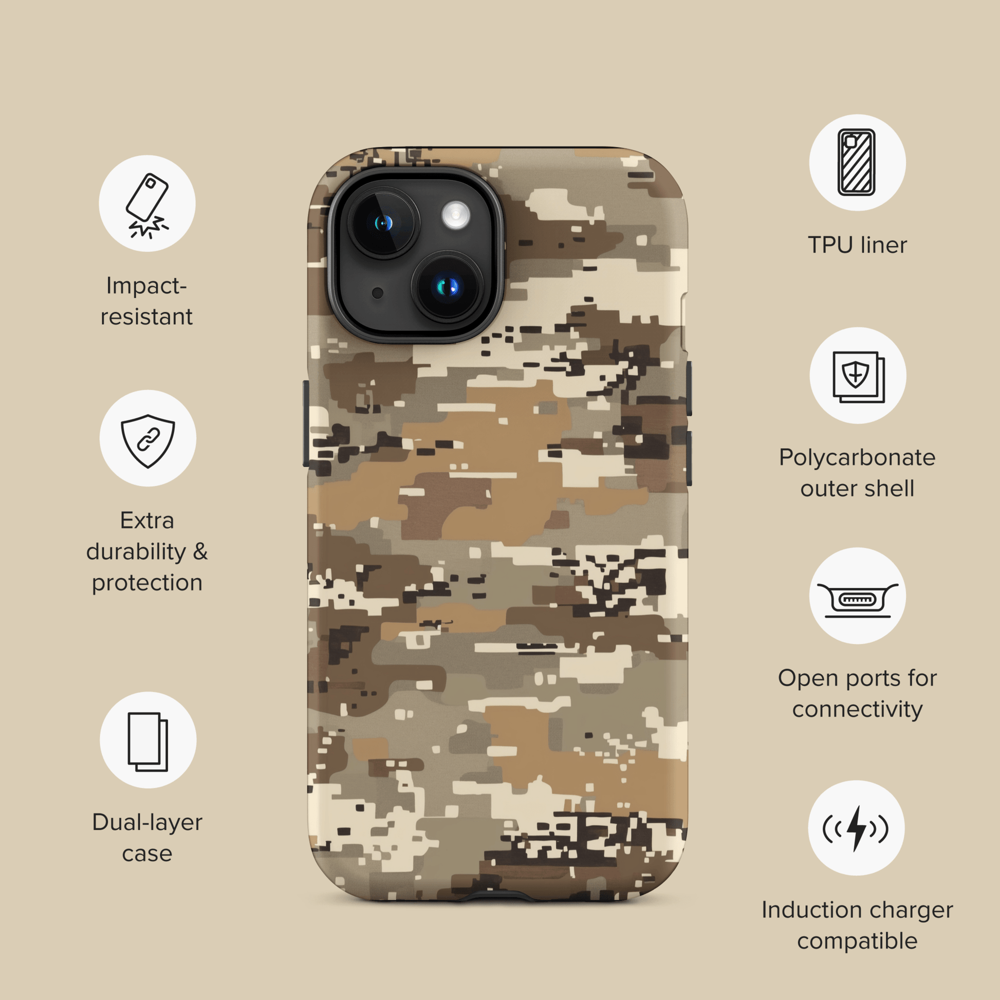 Desert Digital Camo for iPhone Ninja Level Designs