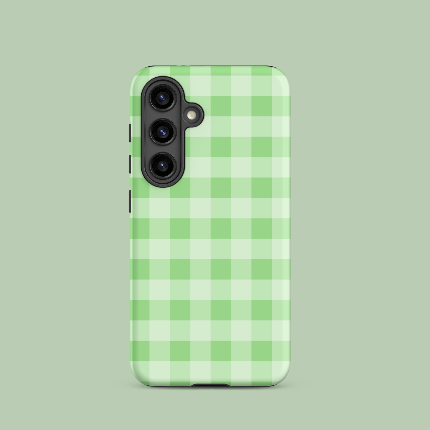 Fresh Gingham Green – Ninja Case™ for Samsung Galaxy Ninja Level Designs