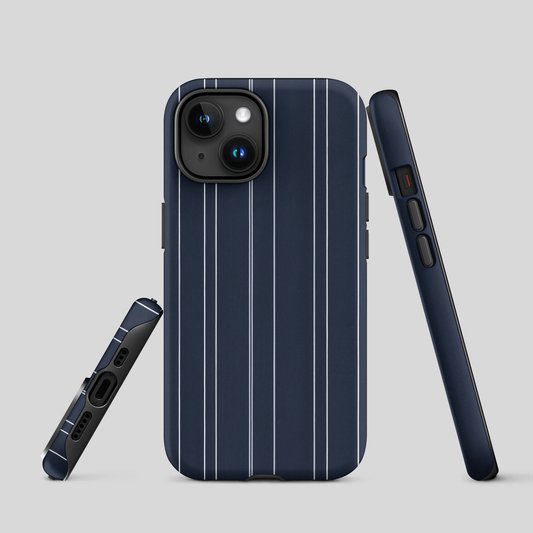 Navy & White Multistripe for iPhone Ninja Level Designs