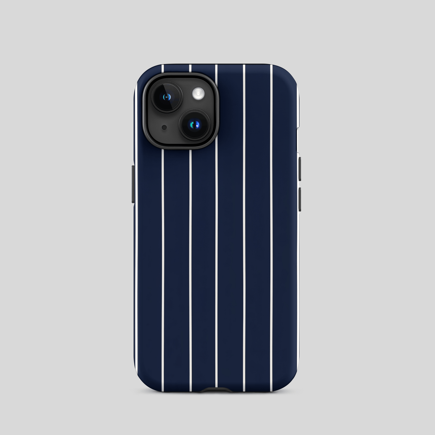 Navy & White Pinstripe for iPhone Ninja Level Designs