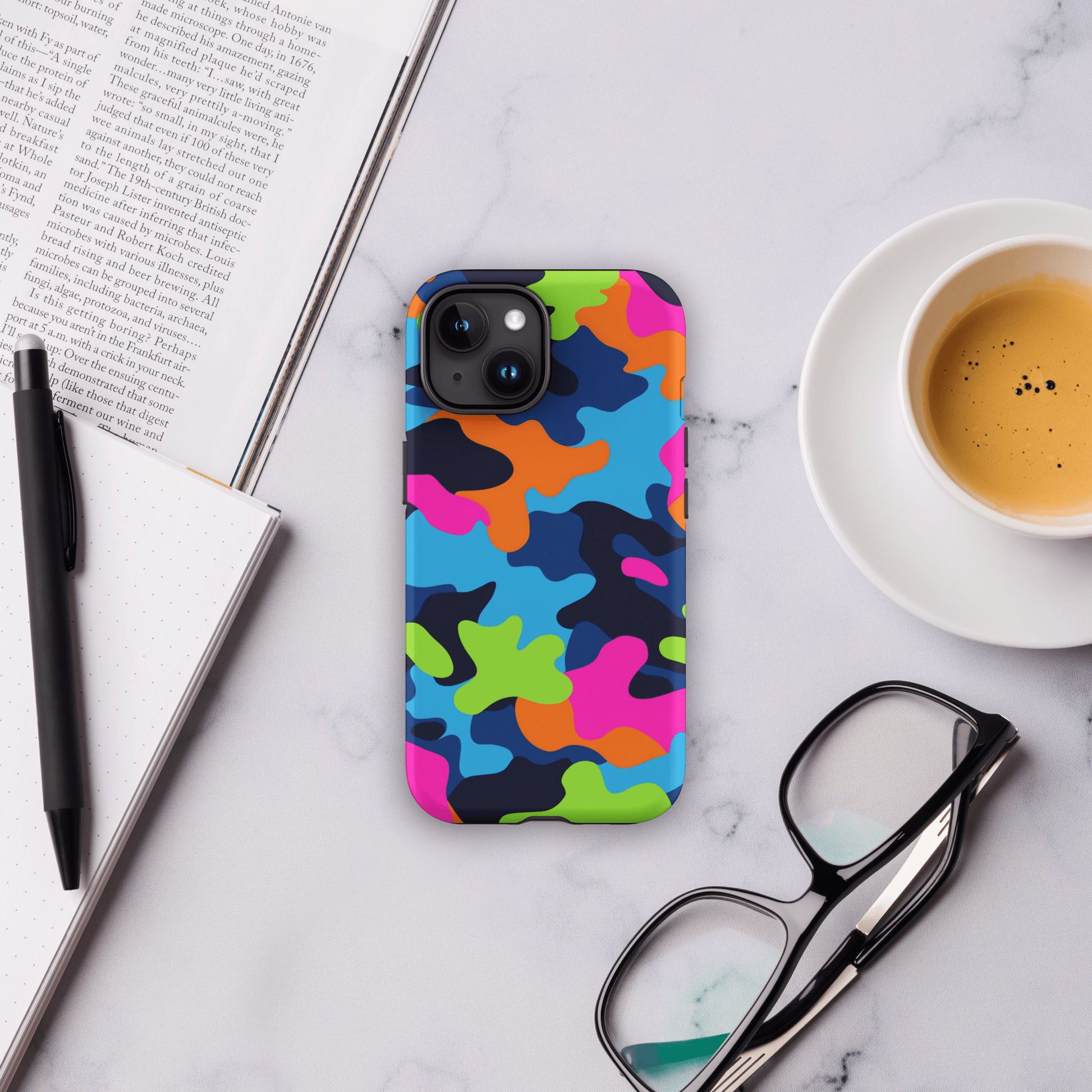 Neon Camo for iPhone Ninja Level Designs