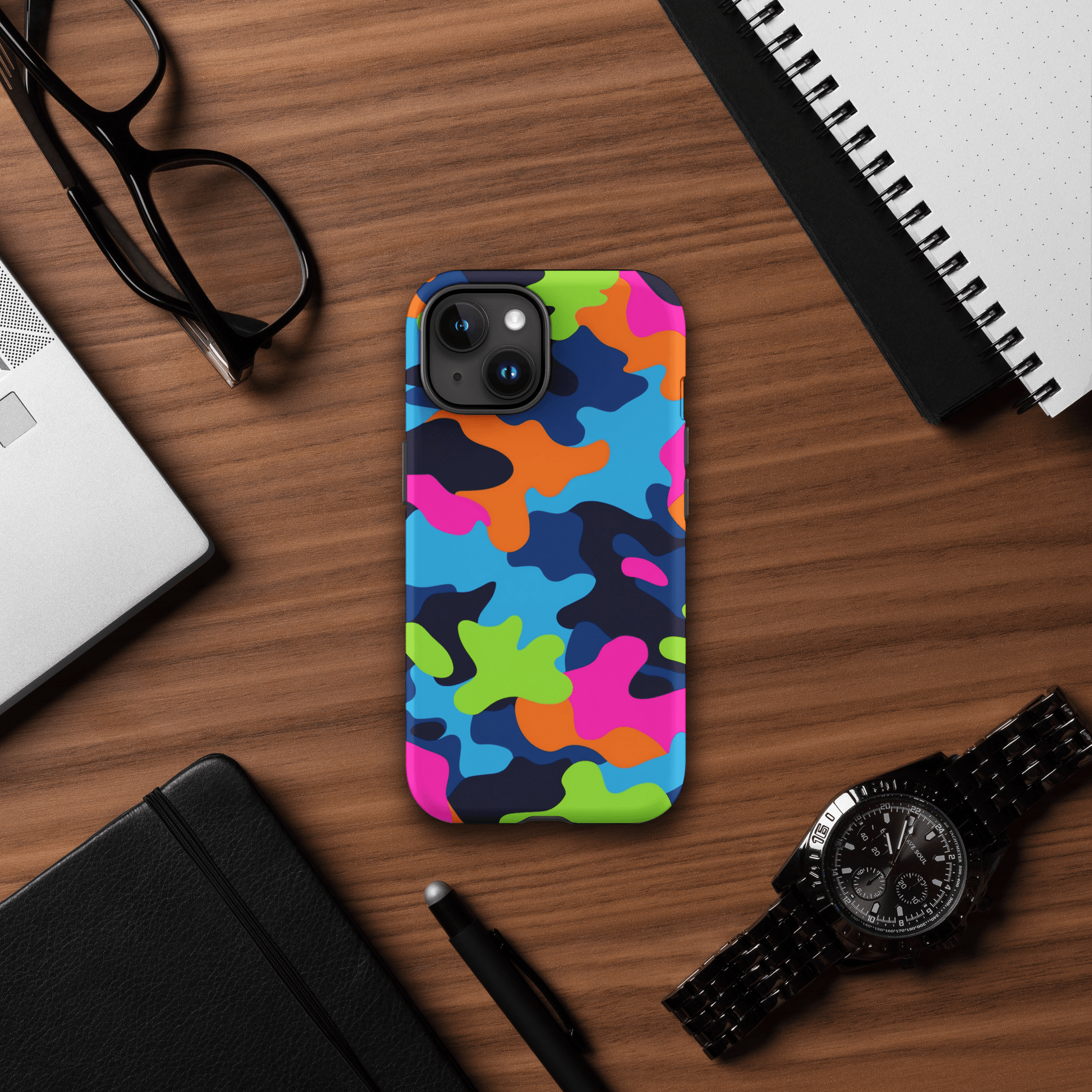 Neon Camo for iPhone Ninja Level Designs