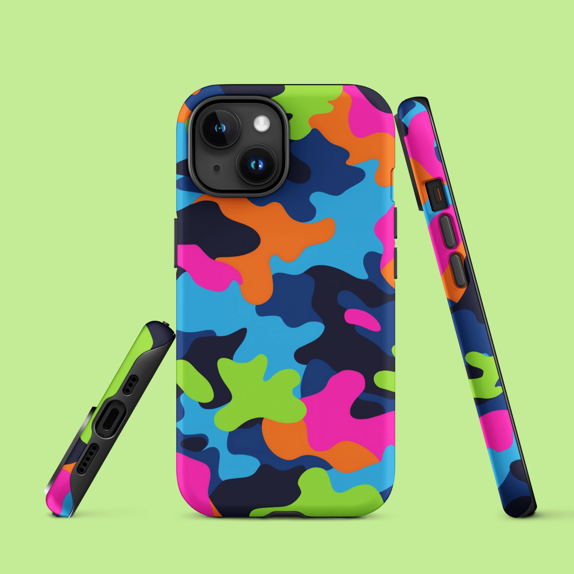 Neon Camo for iPhone Ninja Level Designs
