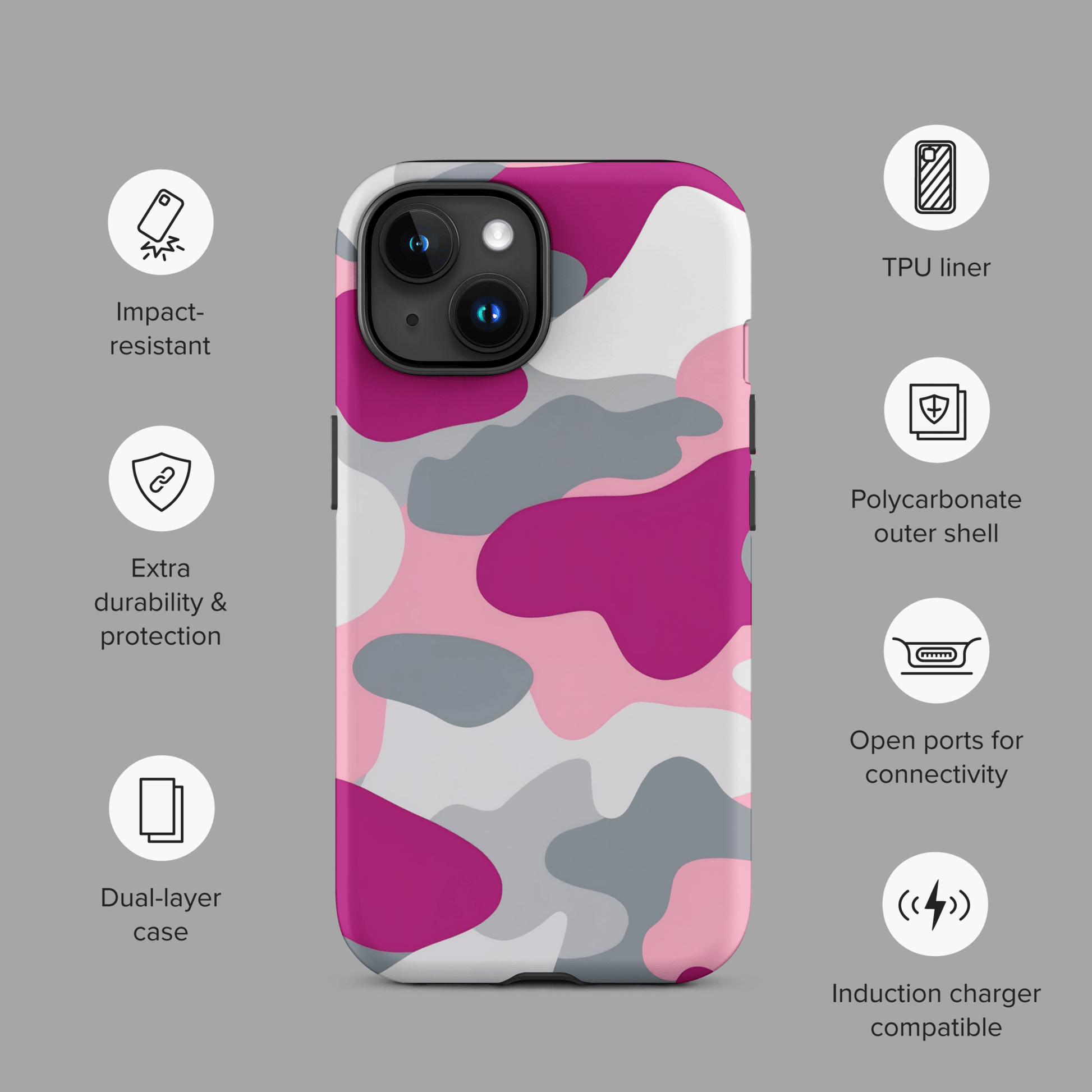 Pink Camo for iPhone Ninja Level Designs