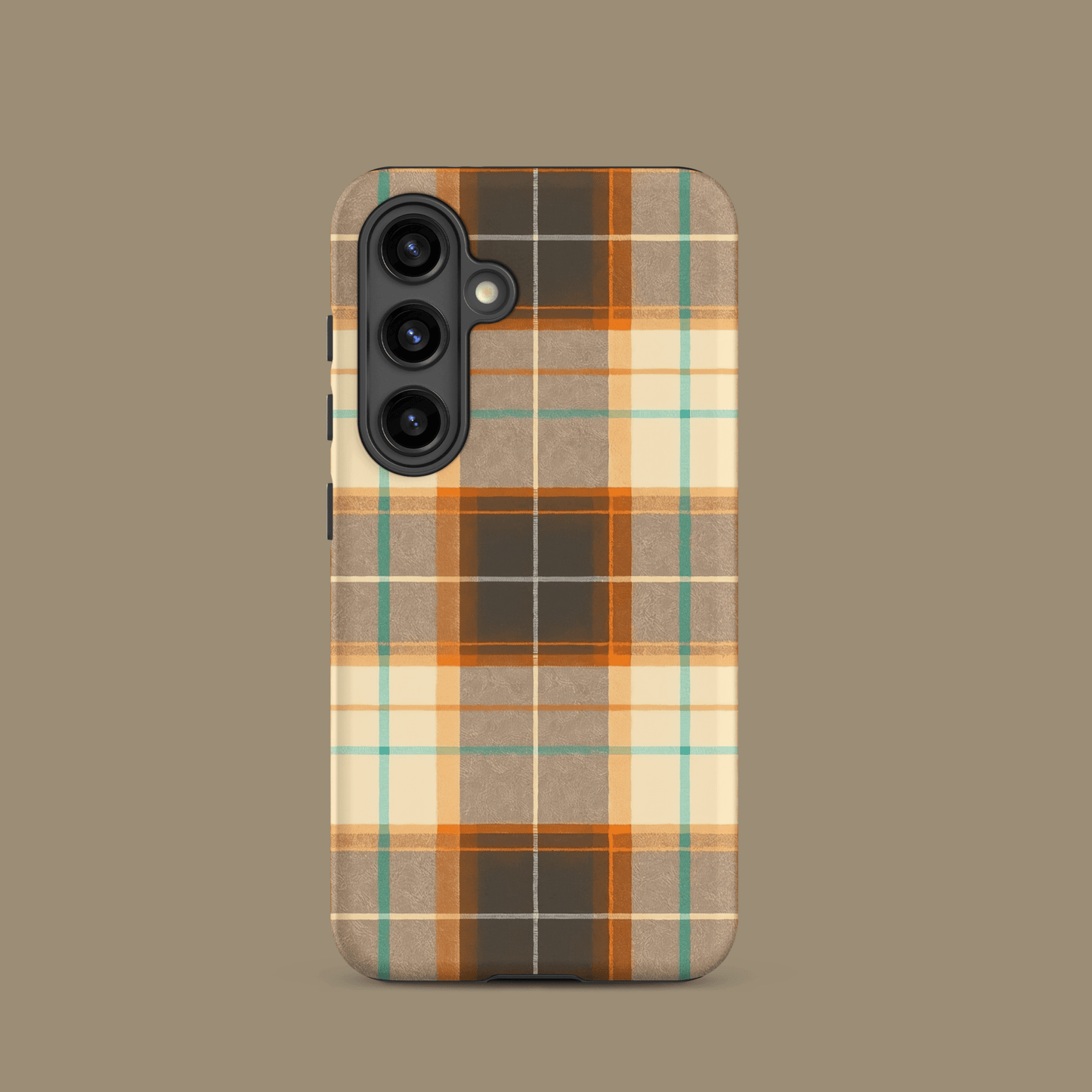 Plaid Brown & Orange for Samsung Galaxy Ninja Level Designs