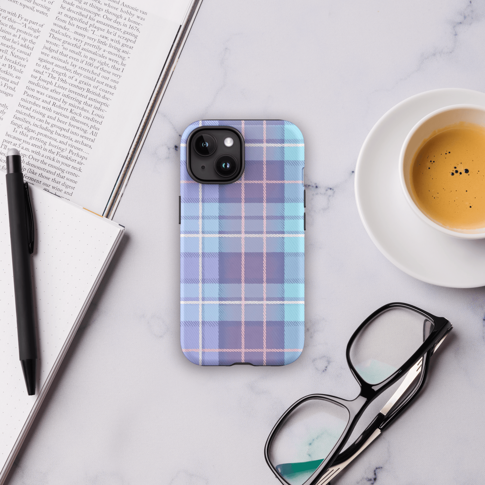 Plaid Purple for iPhone Ninja Level Designs