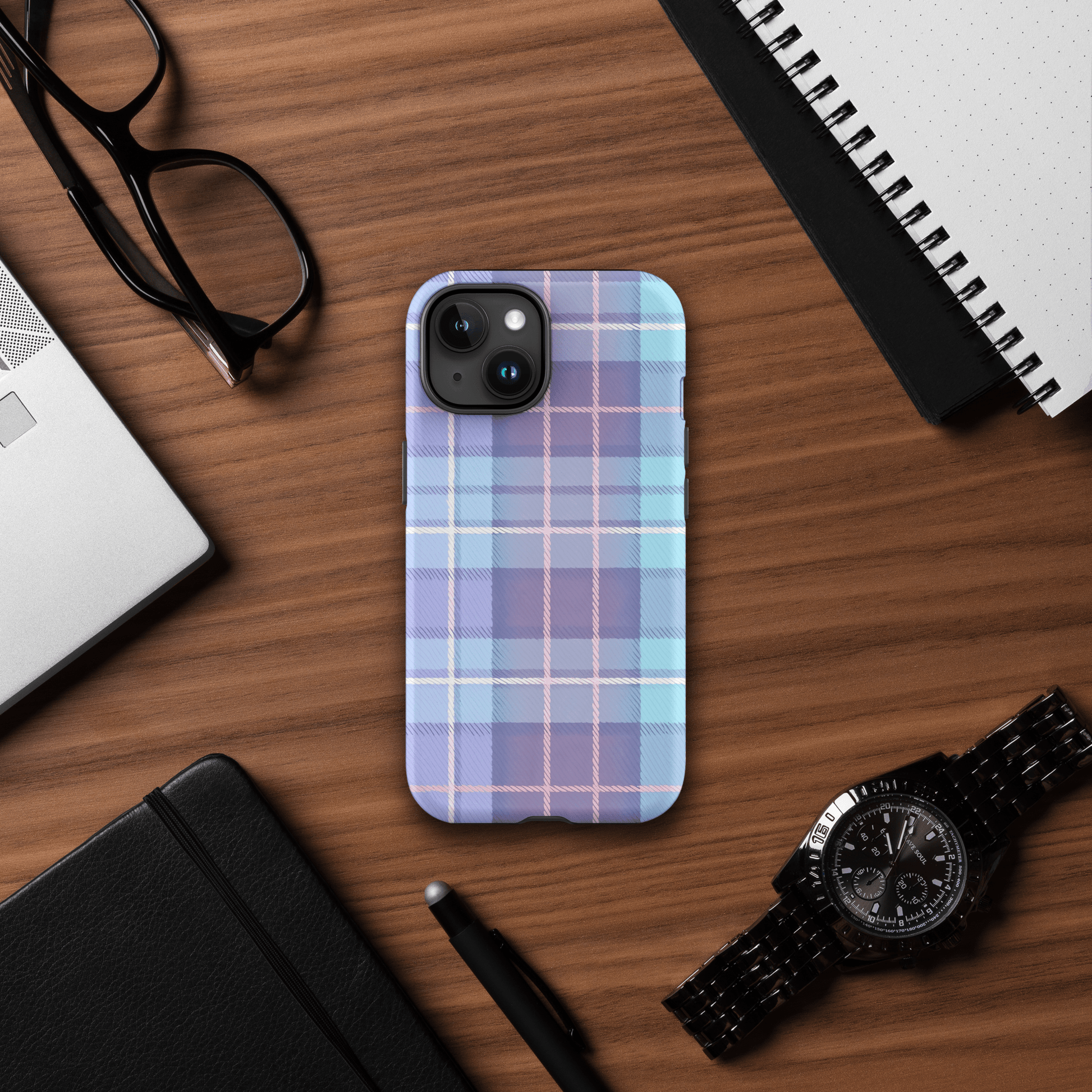 Plaid Purple for iPhone Ninja Level Designs