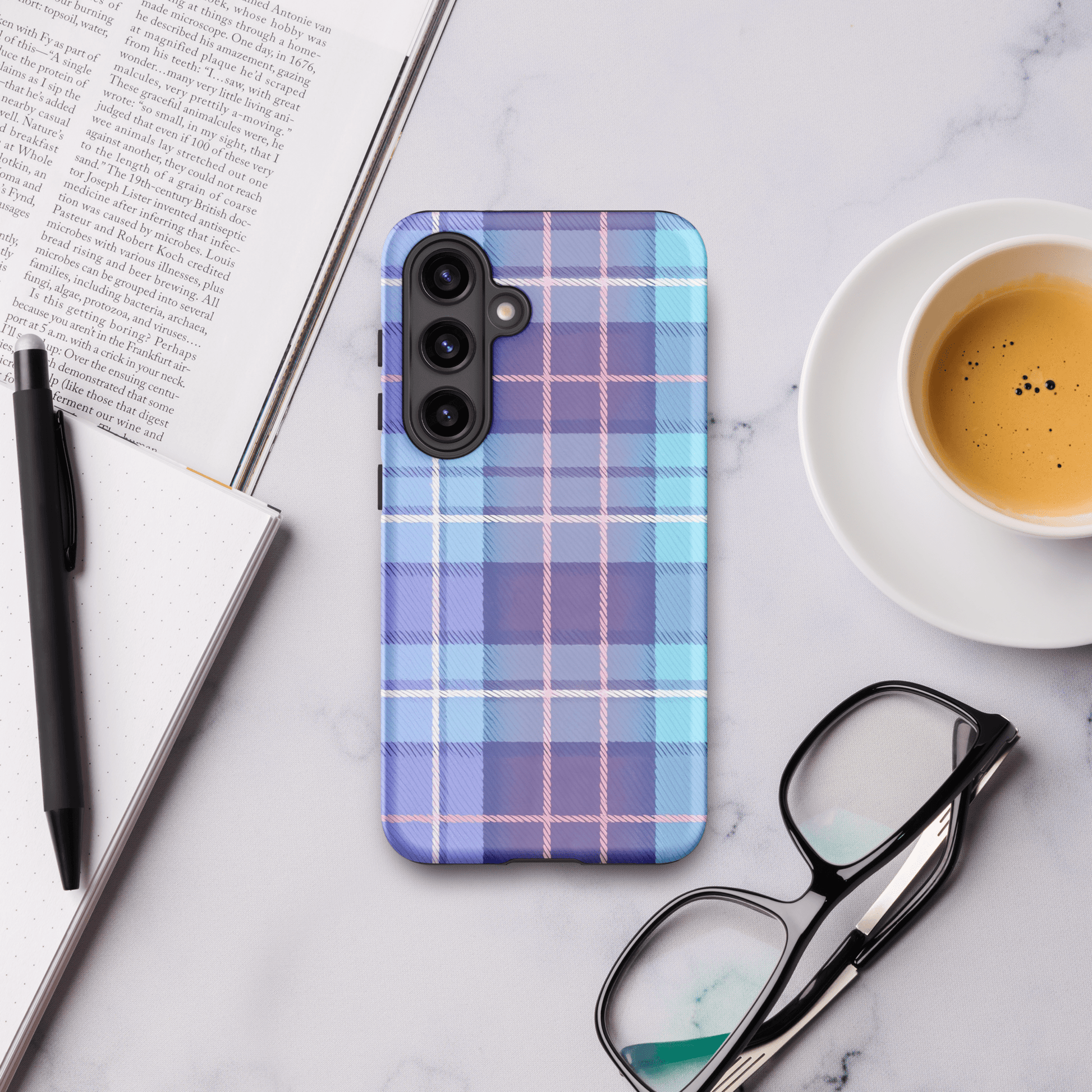 Plaid Purple for Samsung Galaxy Ninja Level Designs