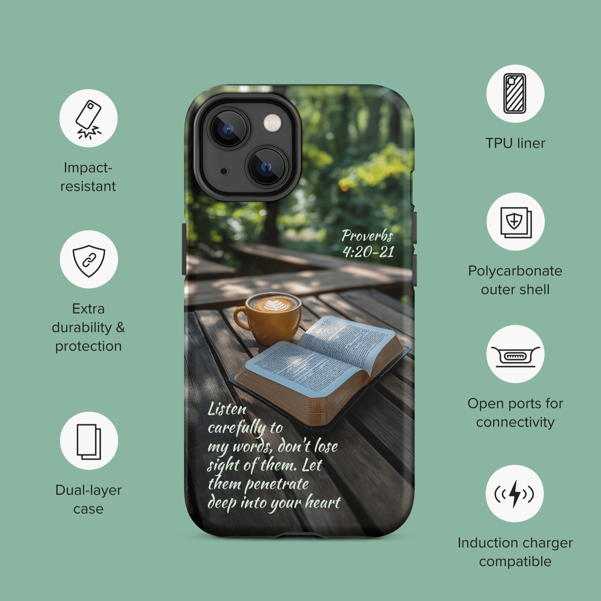 Proverbs 4:20-21 - Nature for iPhone Ninja Level Designs