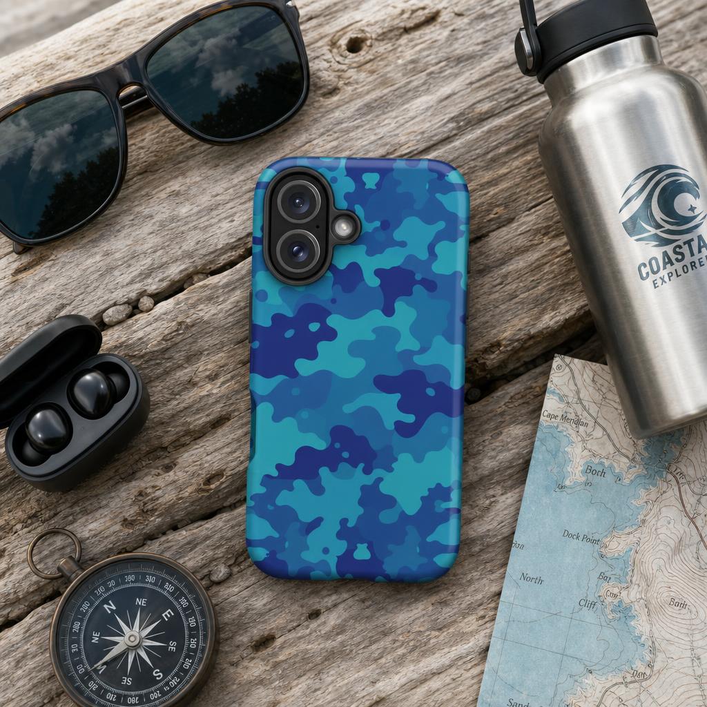 Aqua Camo – Ninja Case™ for iPhone