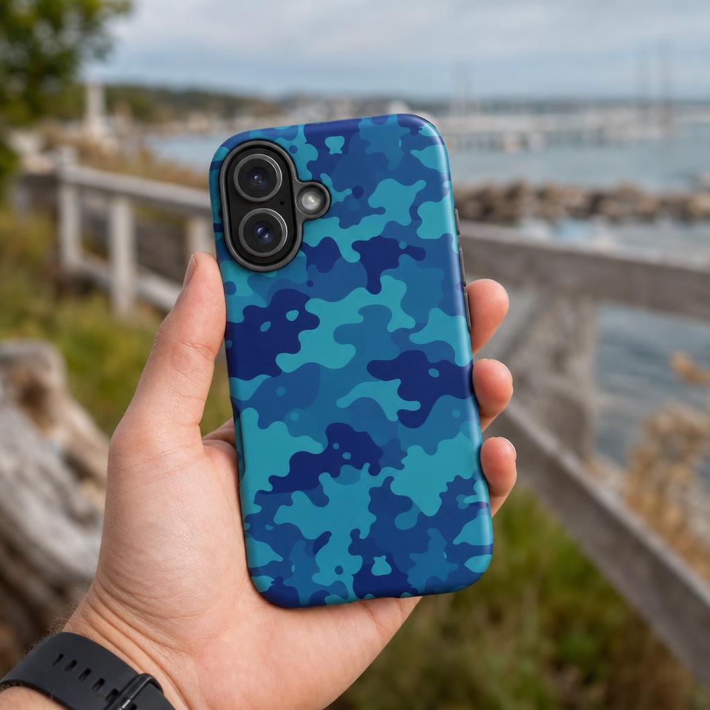 Aqua Camo – Ninja Case™ for iPhone