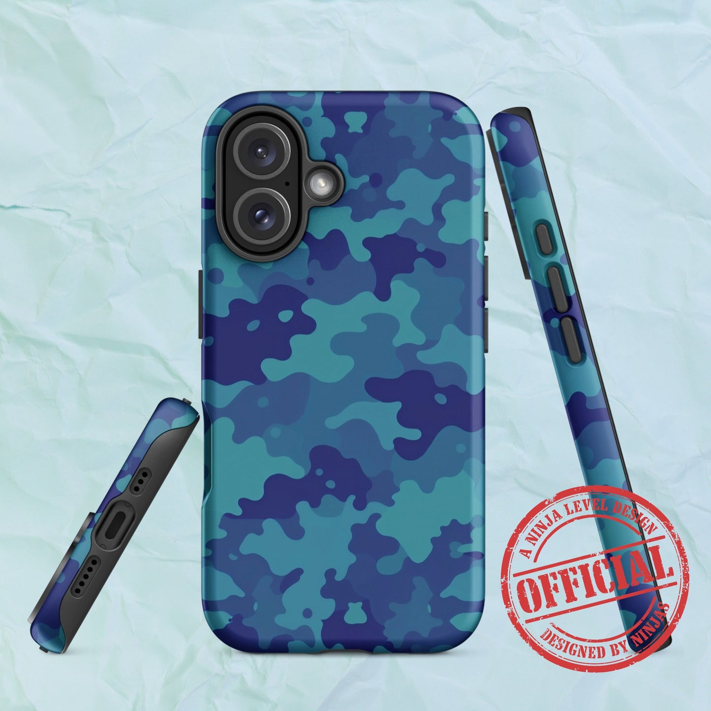 Aqua Camo – Ninja Case™ for iPhone