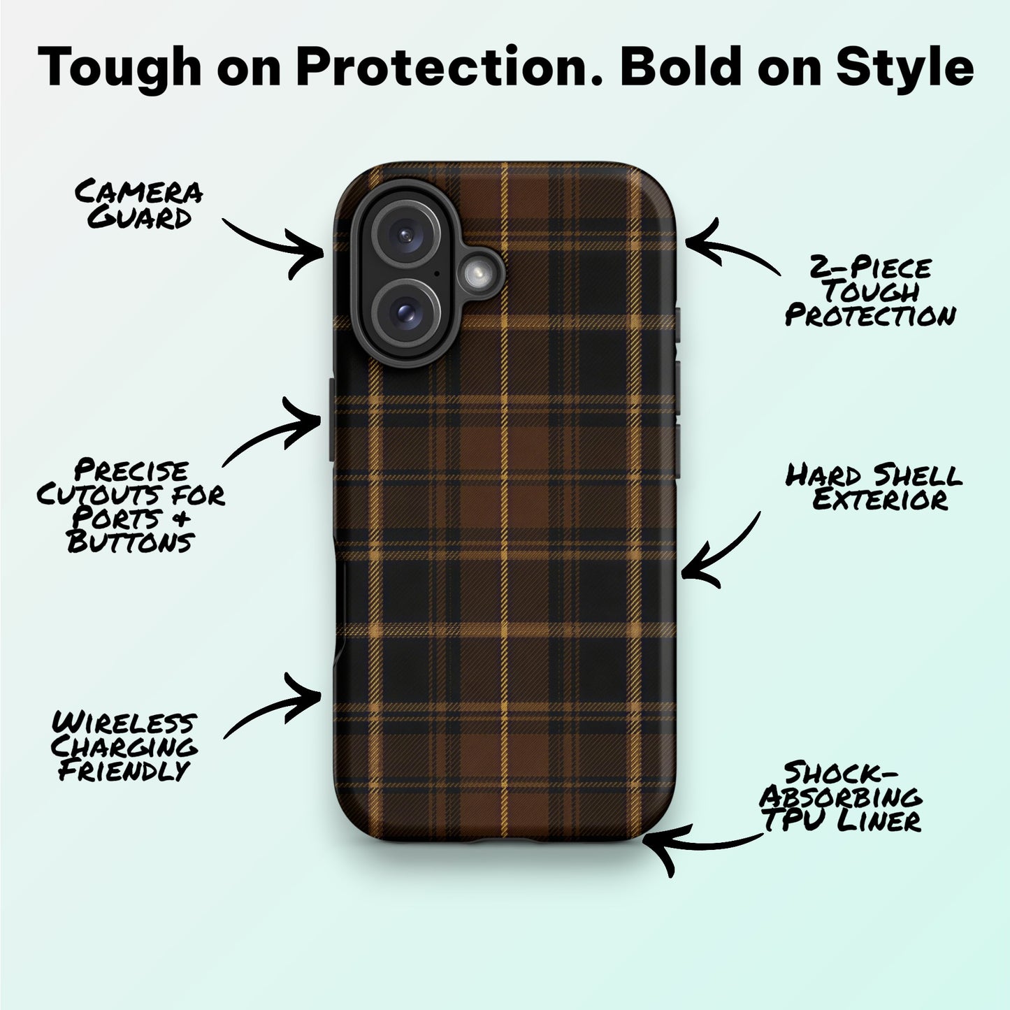 Bourbon Brown - Ninja Case™ for iPhone