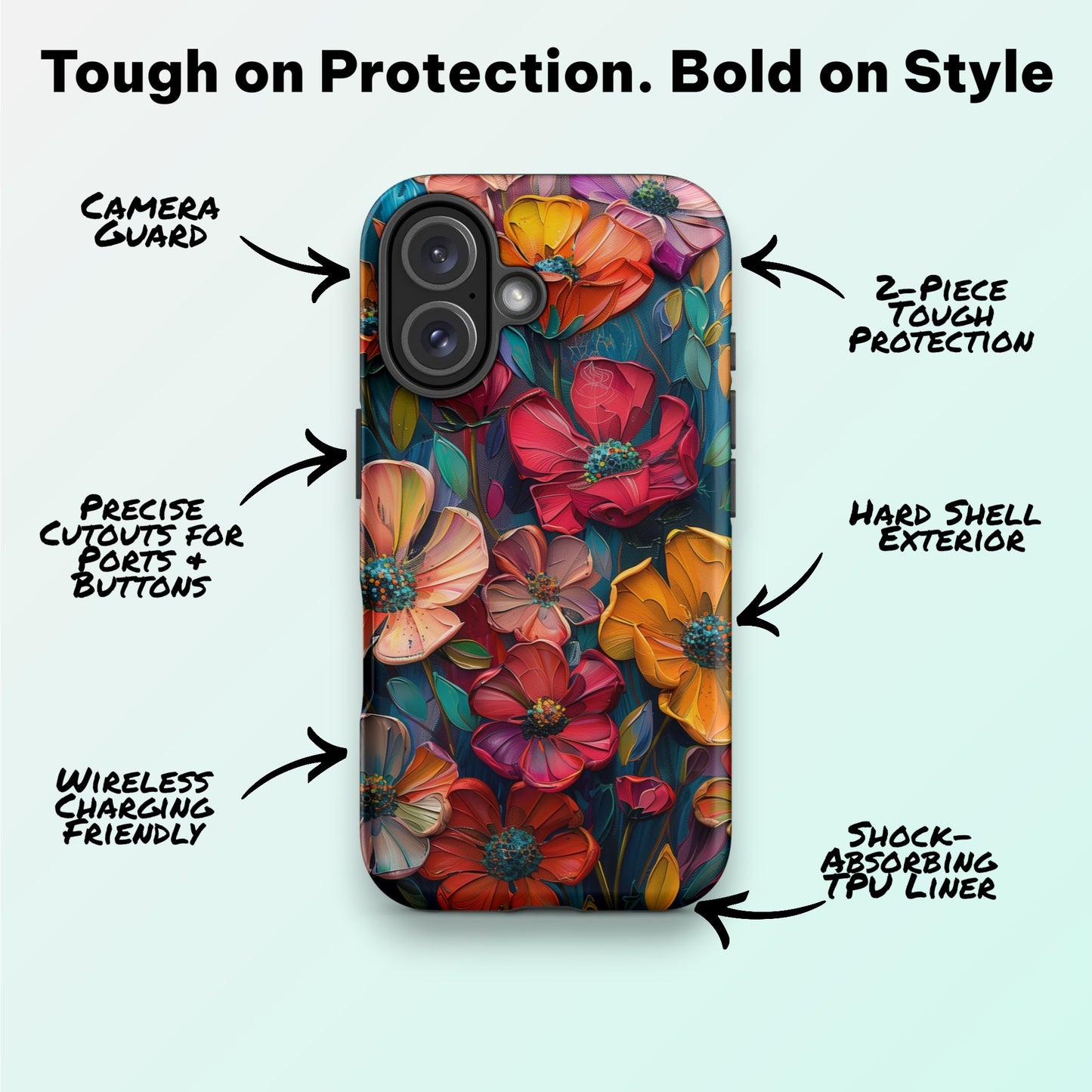 Brush Petal Chaos – Ninja Case™ for iPhone