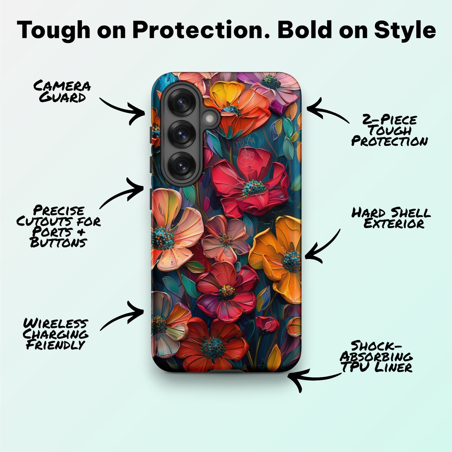 Brush Petal Chaos – Ninja Case™ for Samsung Galaxy