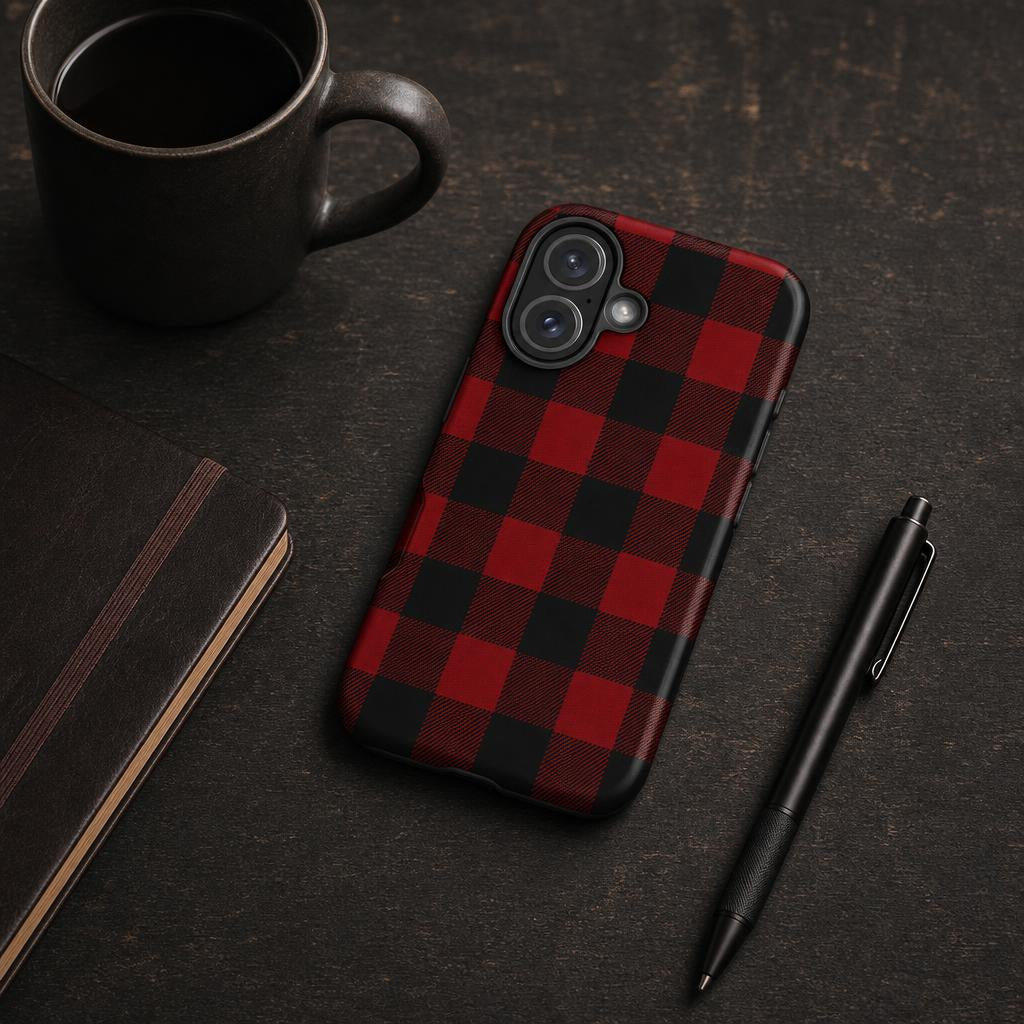 Classic Red Flannel - Ninja Case™ for iPhone