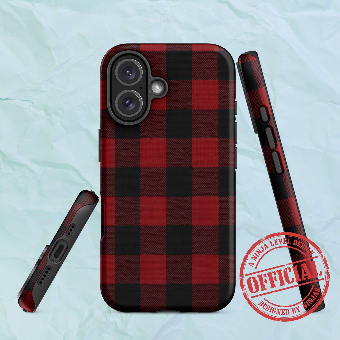 Classic Red Flannel - Ninja Case™ for iPhone