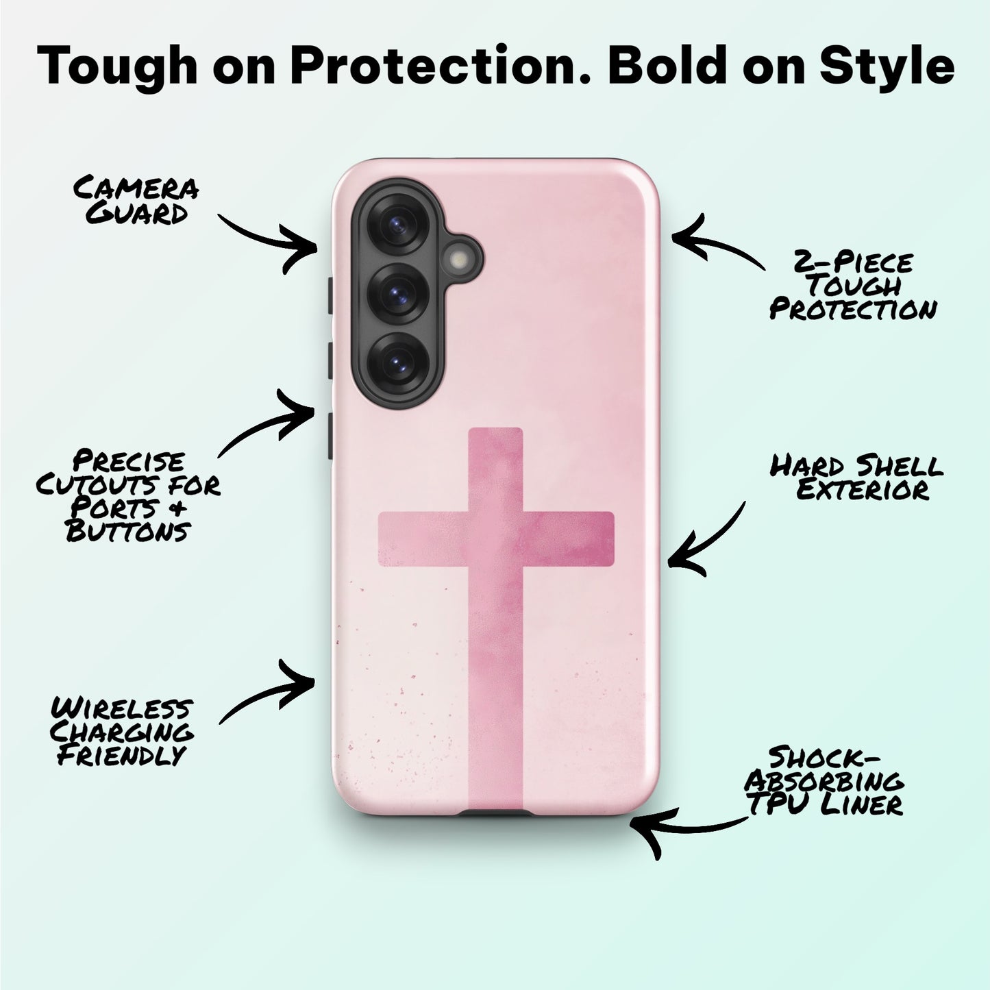 Cross My Heart – Ninja Case™ for Samsung Galaxy