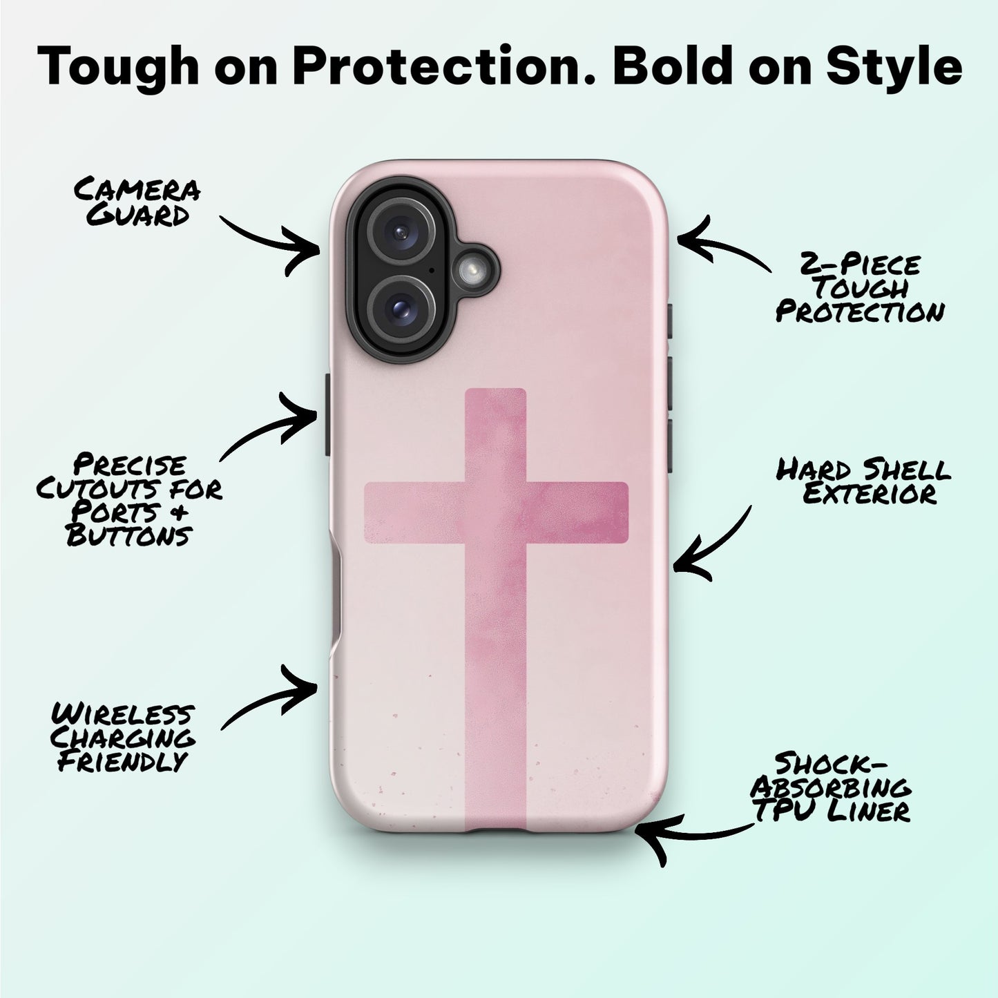 Cross My Heart – Ninja Case™ for iPhone