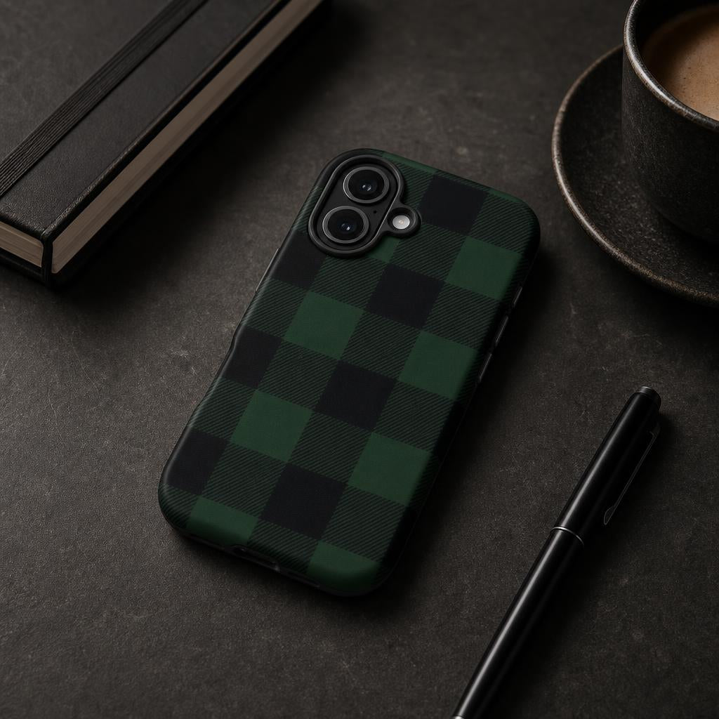 Forest Green Flannel - Ninja Case™ for iPhone