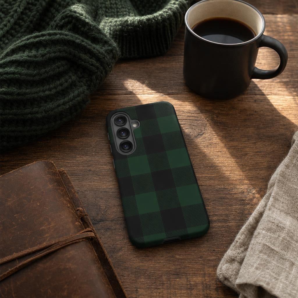 Forest Green Flannel - Ninja Case™ for Samsung Galaxy