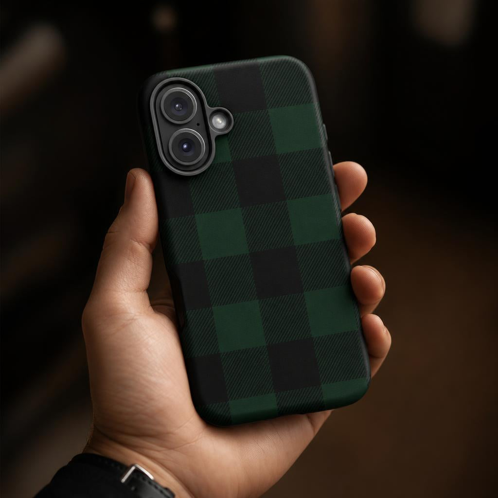 Forest Green Flannel - Ninja Case™ for iPhone