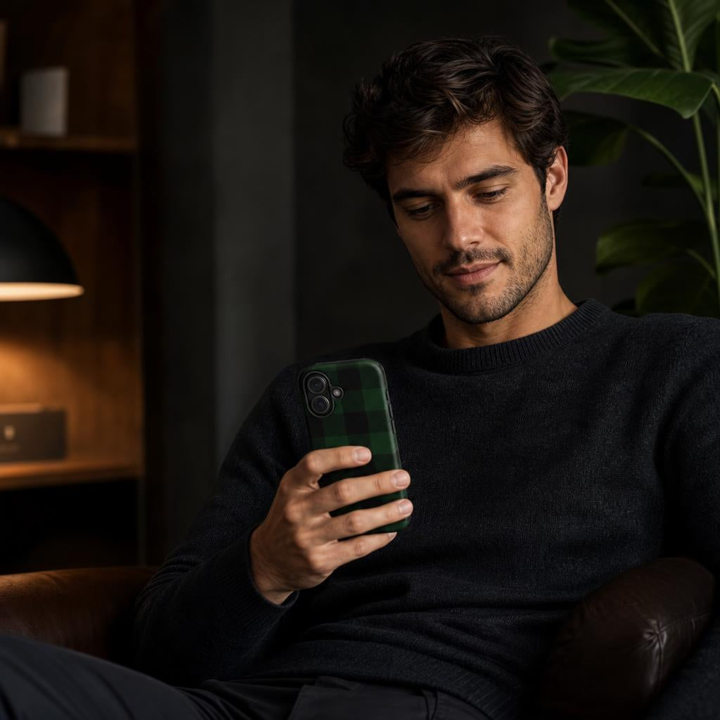 Forest Green Flannel - Ninja Case™ for iPhone