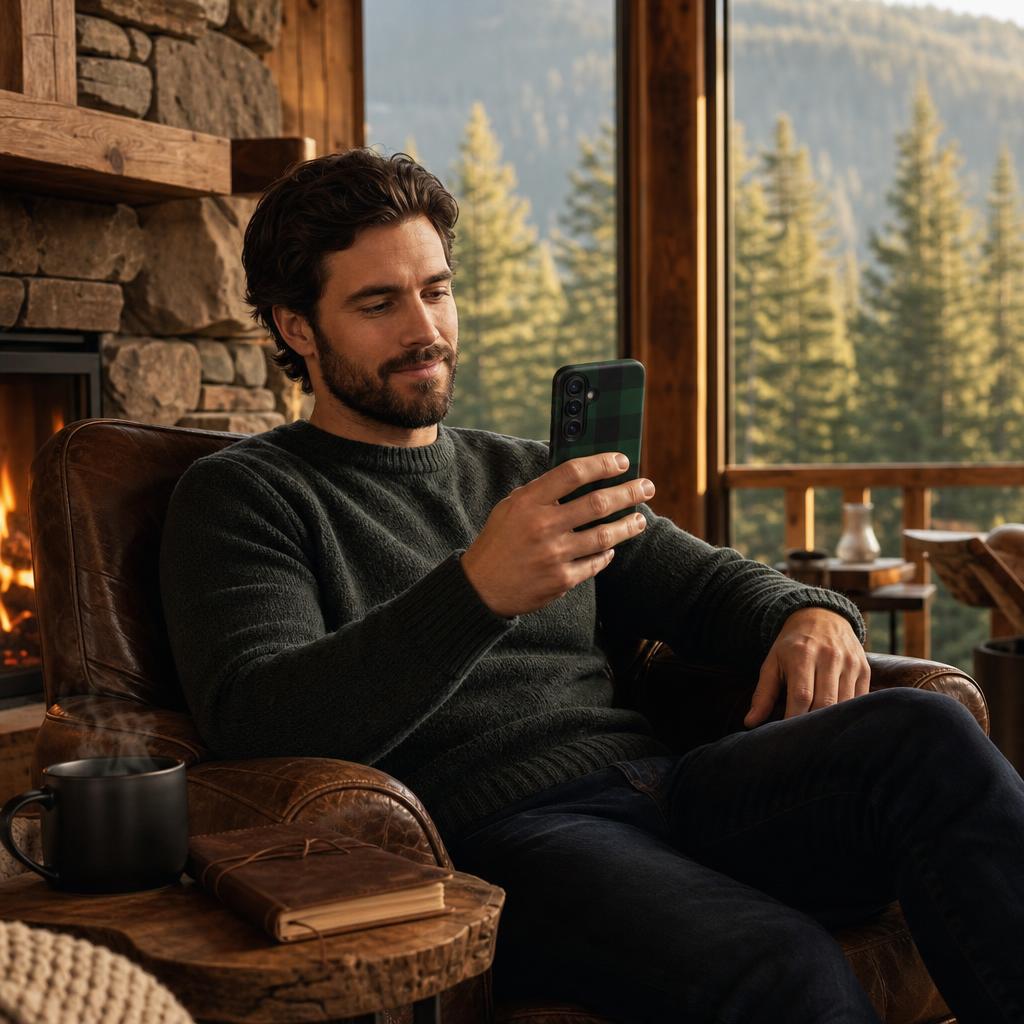 Forest Green Flannel - Ninja Case™ for Samsung Galaxy