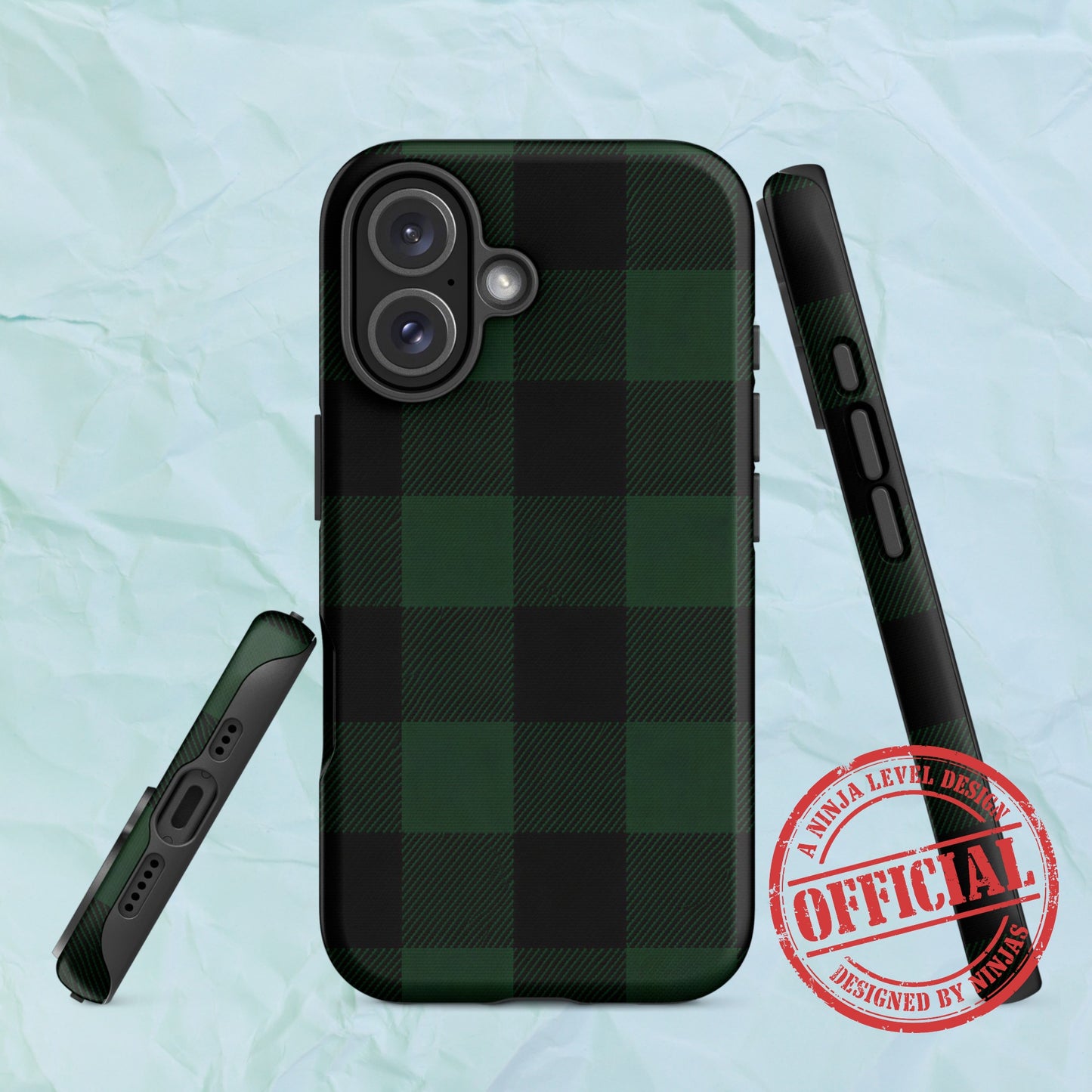 Forest Green Flannel - Ninja Case™ for iPhone