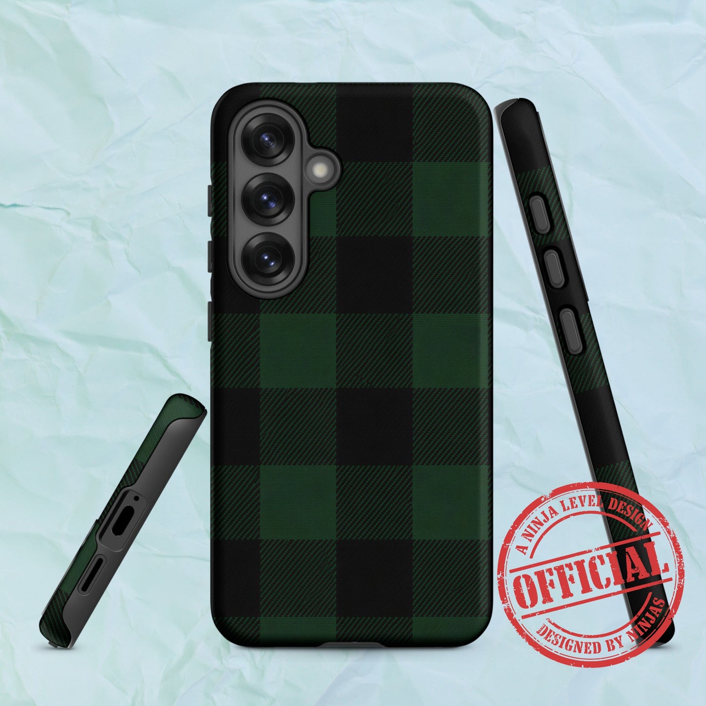 Forest Green Flannel - Ninja Case™ for Samsung Galaxy
